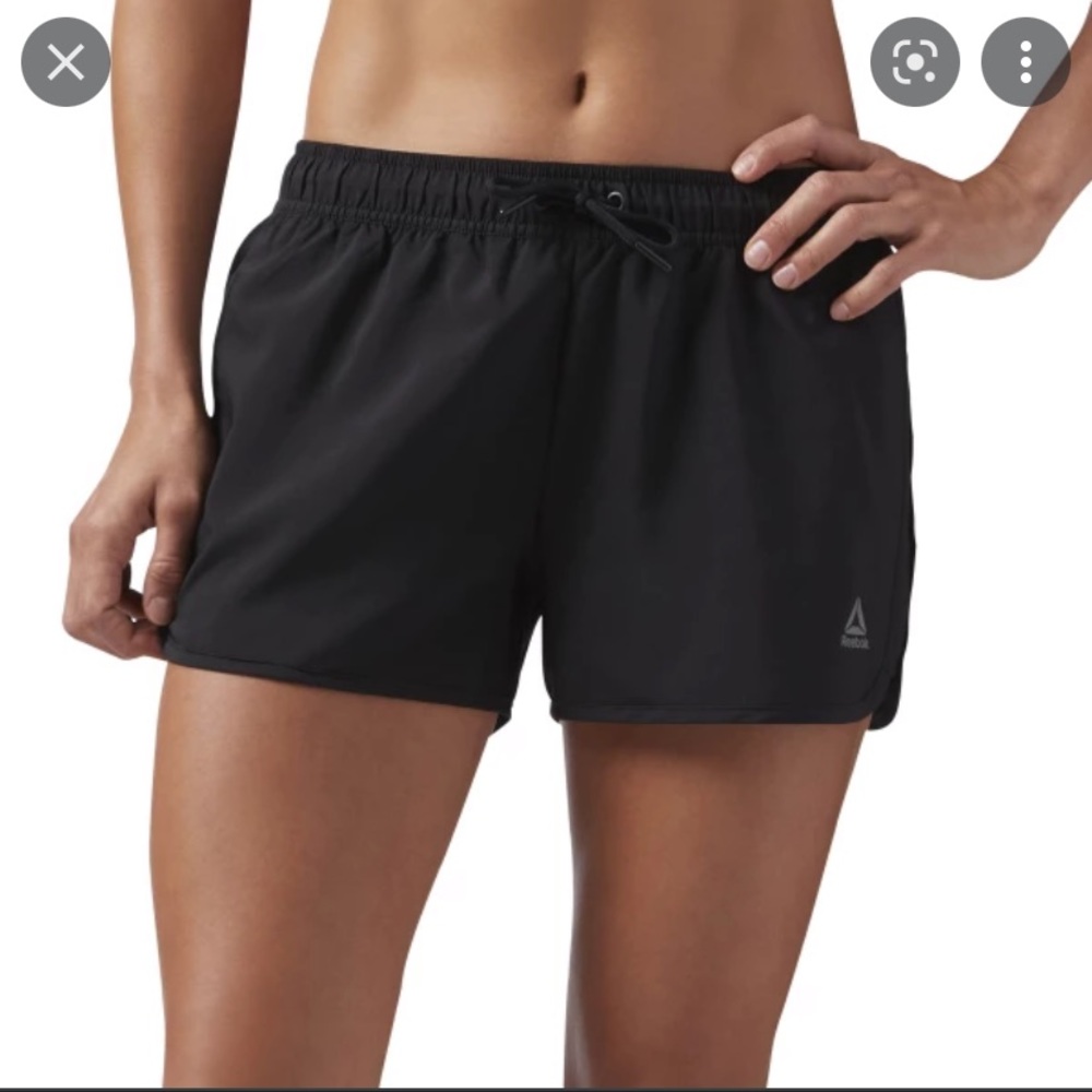 Reebok running shorts in size small and color black